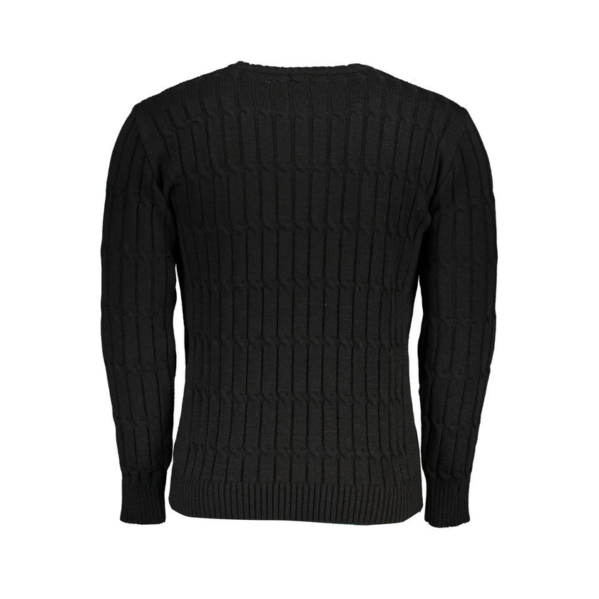 U.S. Grand Polo Schwarzer Sweatshirt aus Stoff