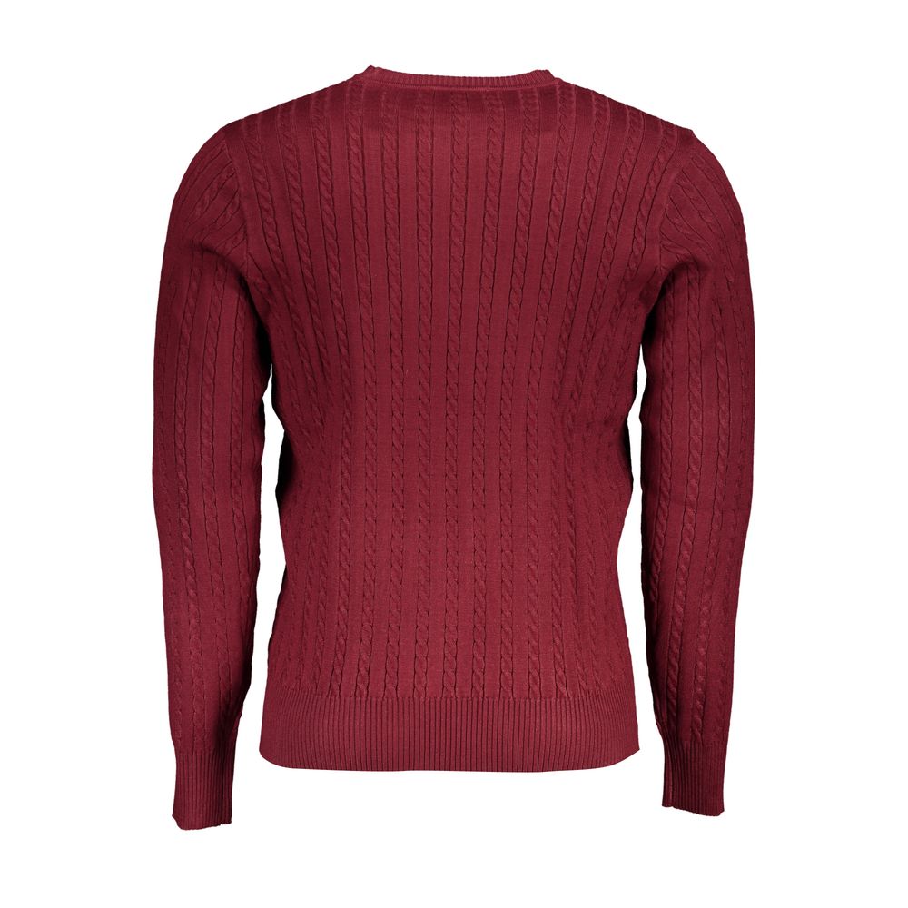 U.S. Grand Polo Rotes Nylon-Sweatshirt