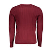 U.S. Grand Polo Rotes Nylon-Sweatshirt