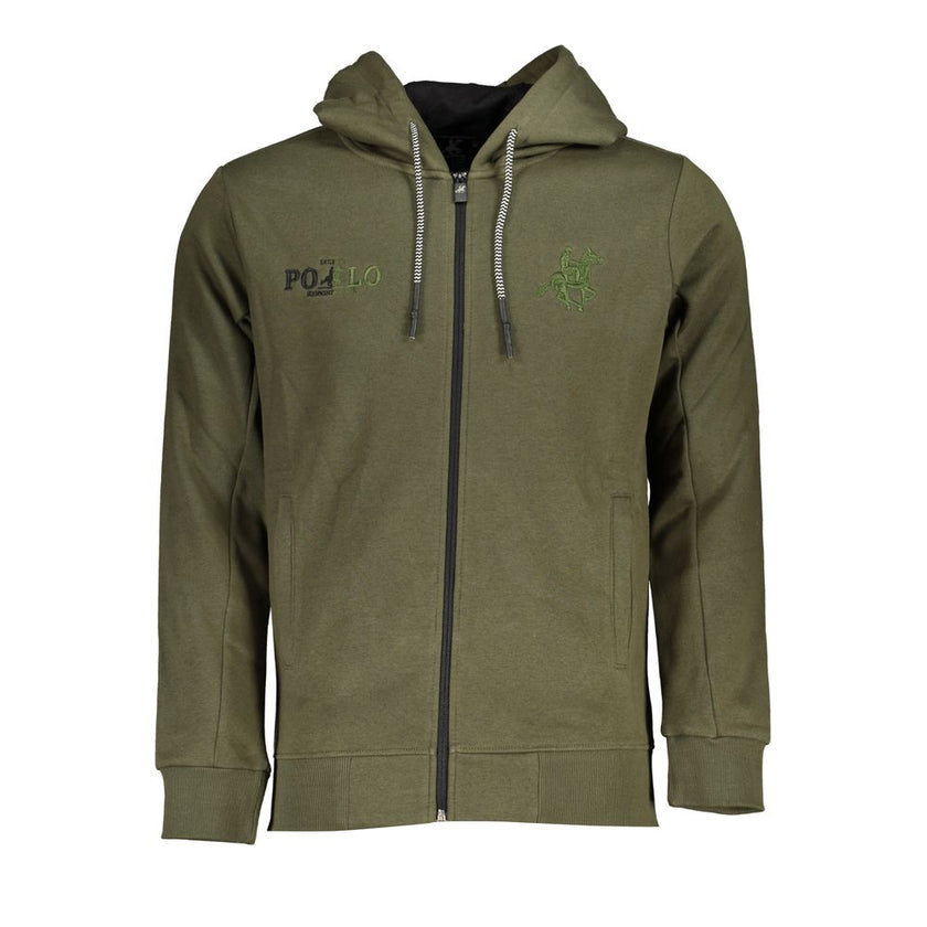 U.S. Grand Polo Herren-Hoodie aus Baumwolle in Verde