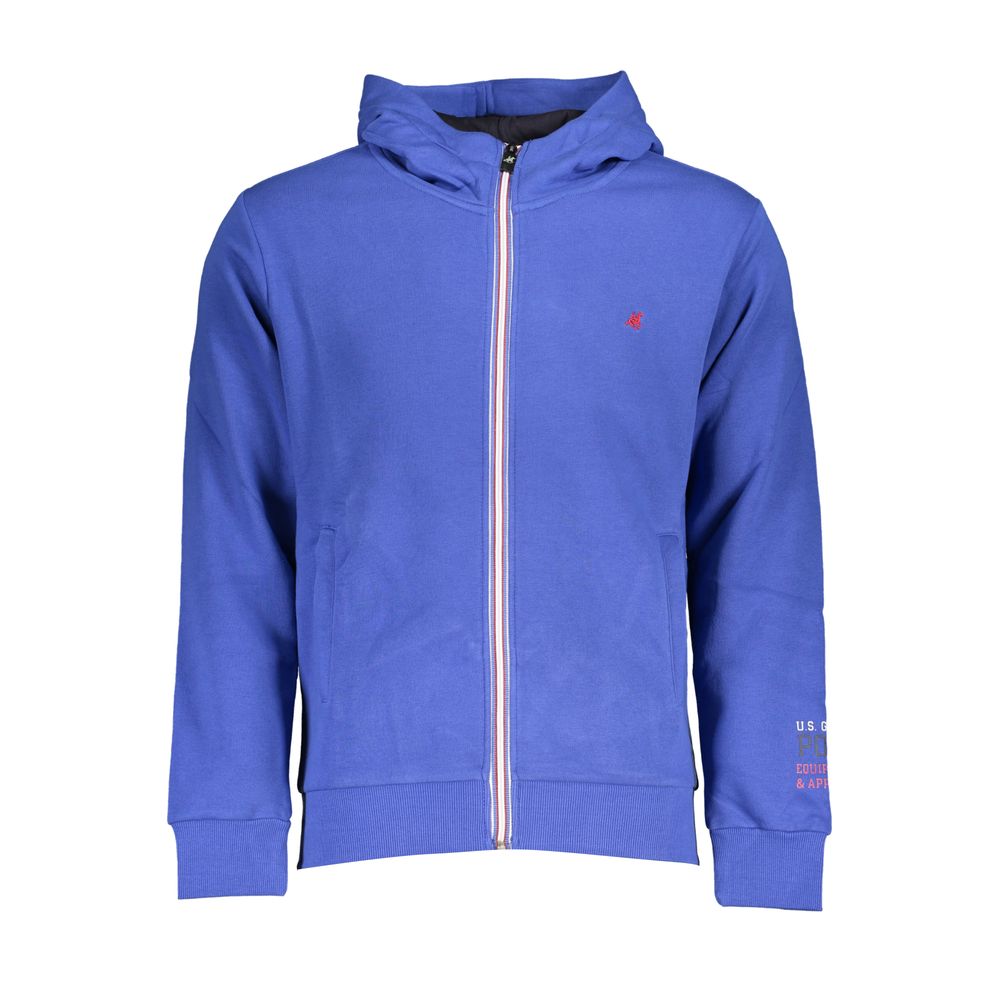 U.S. Grand Polo Blu Baumwoll-Sweatshirt für Herren
