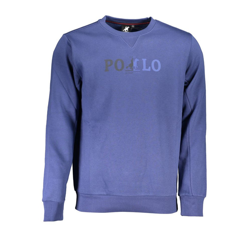 U.S. Grand Polo Blaues Baumwoll-Sweatshirt für Herren