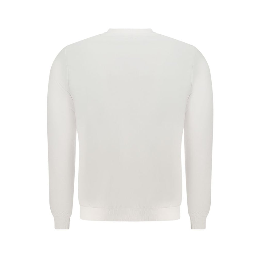 U.S. Grand Polo Weißes Baumwoll-Sweatshirt für Herren