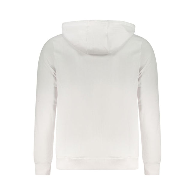 U.S. Grand Polo Weißer Herren-Kapuzenpullover aus Baumwolle