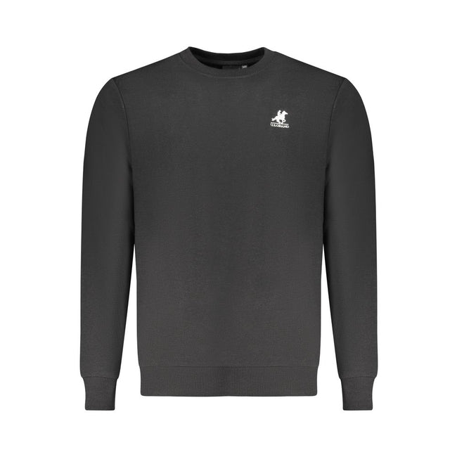 U.S. Grand Polo Schwarzer Baumwoll-Sweatshirt