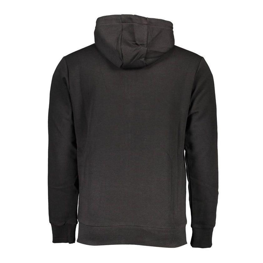 U.S. Grand Polo Schwarzer Herren-Hoodie aus Baumwolle