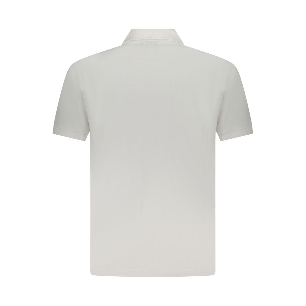 U.S. Grand Polo Weißes Poloshirt aus Baumwolle für Herren