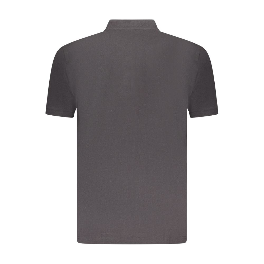 U.S. Grand Polo Schwarzes Herren-Poloshirt aus Baumwolle