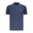 U.S. Grand Polo Blaues Baumwoll-Poloshirt für Herren