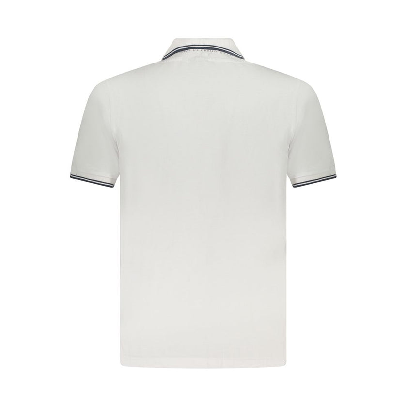 U.S. Grand Polo Weißes Poloshirt aus Baumwolle für Herren