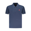 U.S. Grand Polo Blaues Baumwoll-Poloshirt für Herren