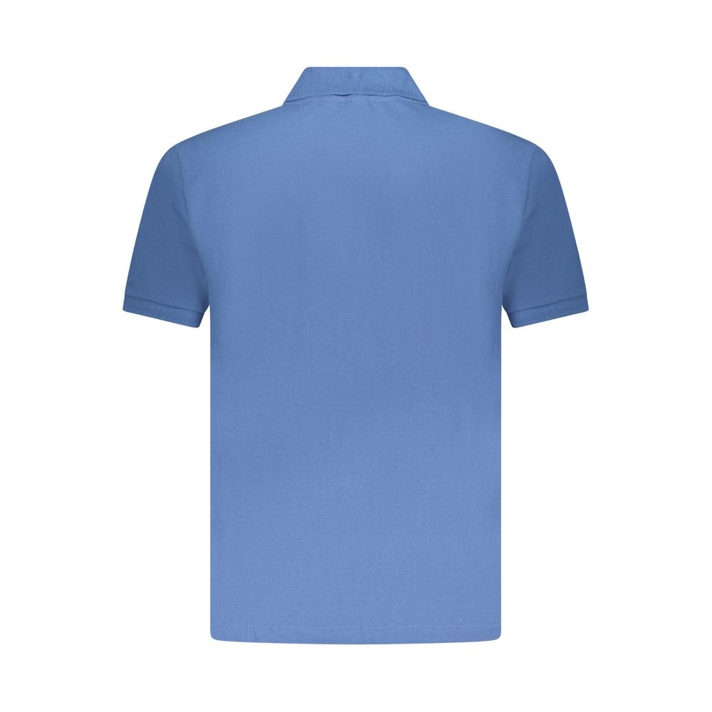 U.S. Grand Polo Blaues Baumwoll-Poloshirt für Herren