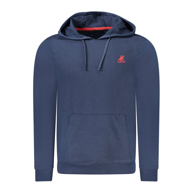 U.S. Grand Polo Blauer Baumwoll-Kapuzenpullover für Herren