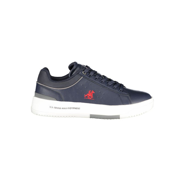 U.S. Grand Polo Blauer Herren-Sneaker aus Polyurethan