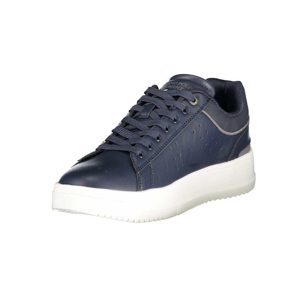 U.S. Grand Polo Blauer Herren-Sneaker aus Polyurethan