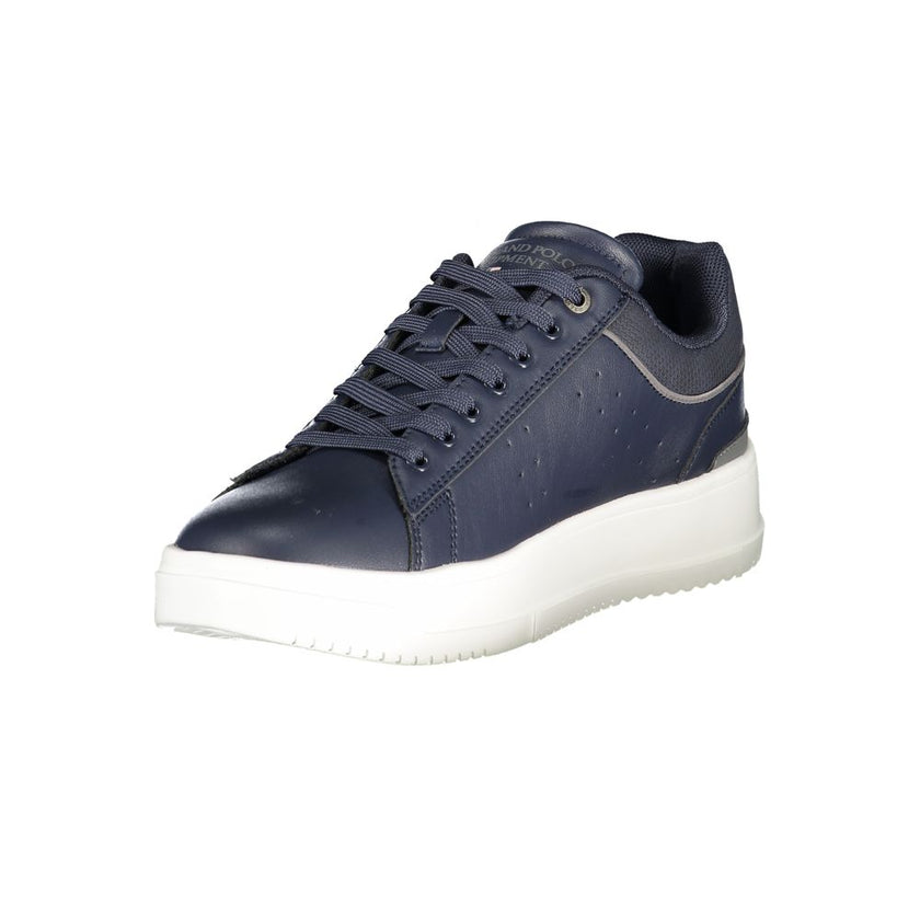 U.S. Grand Polo Blauer Herren-Sneaker aus Polyurethan
