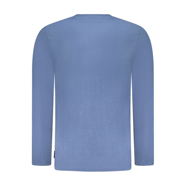 U.S. Grand Polo Blaues Baumwoll-T-Shirt für Herren