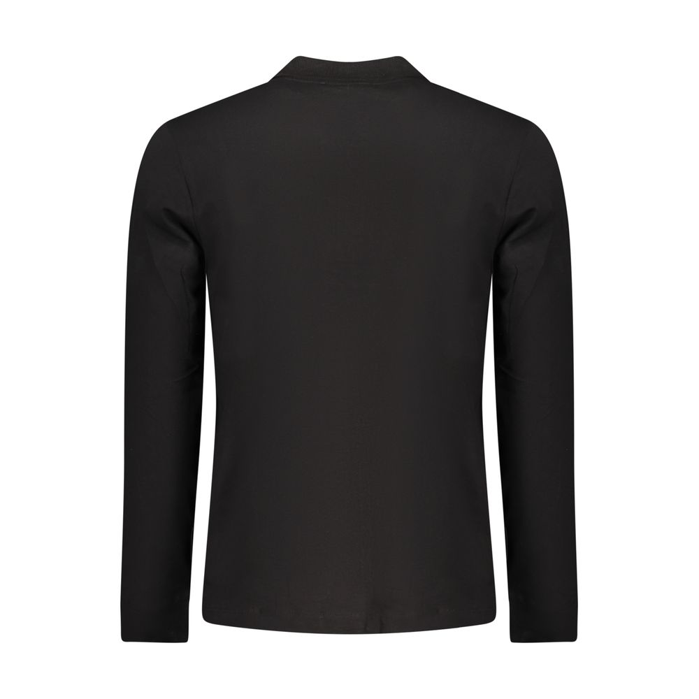 U.S. Grand Polo Schwarzes Herren-Poloshirt aus Baumwolle