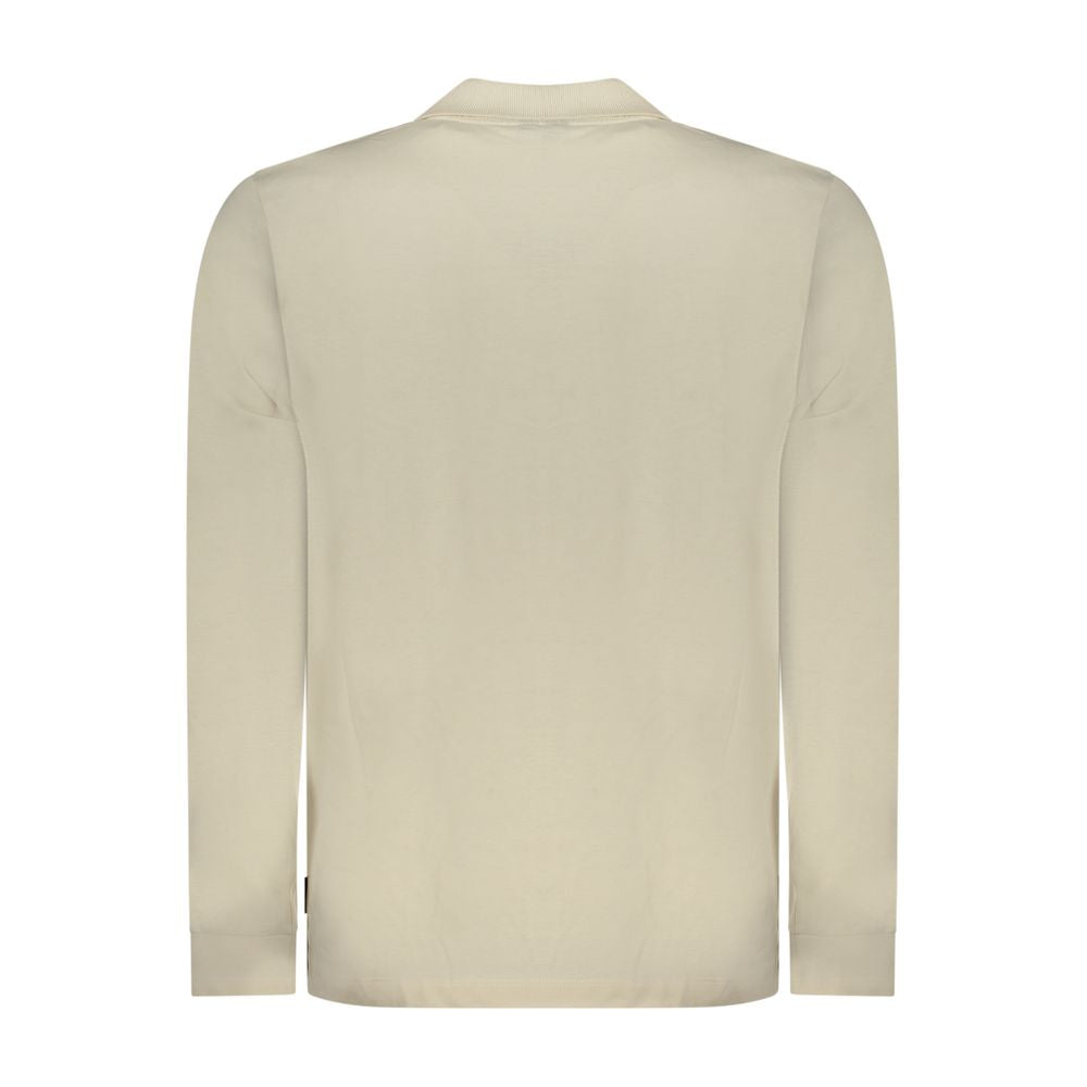 U.S. Grand Polo Beige Baumwoll-Herren-Poloshirt