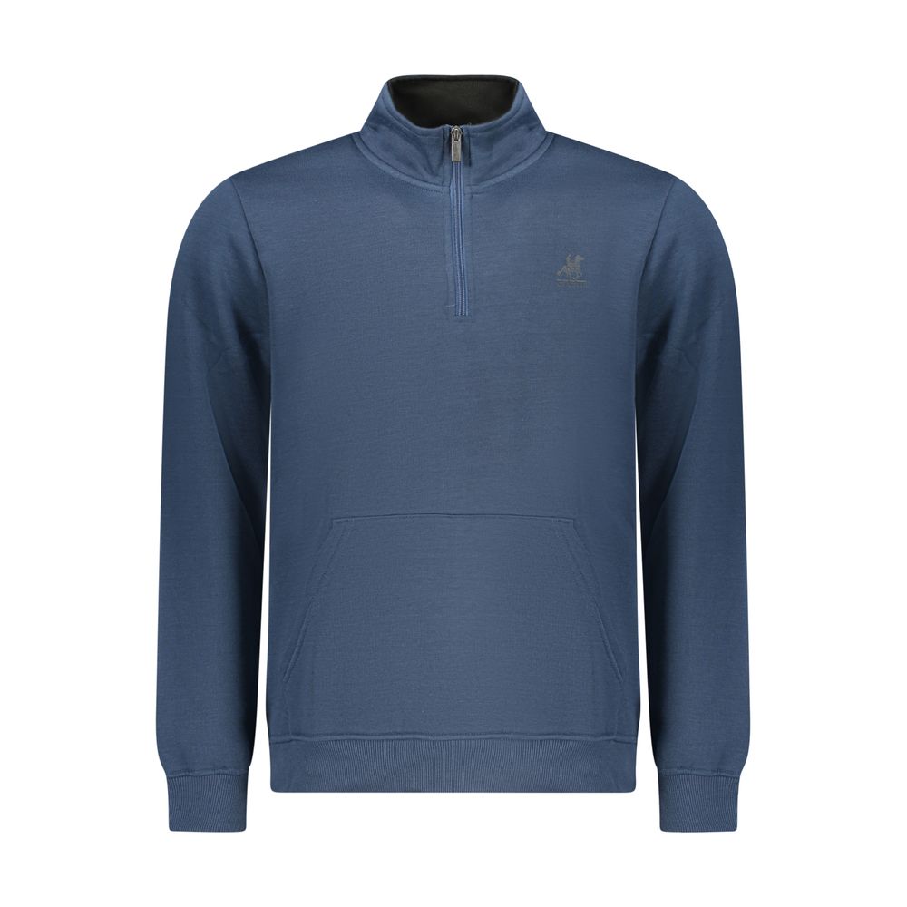 U.S. Grand Polo Blaues Herren-Sweatshirt aus Polyester
