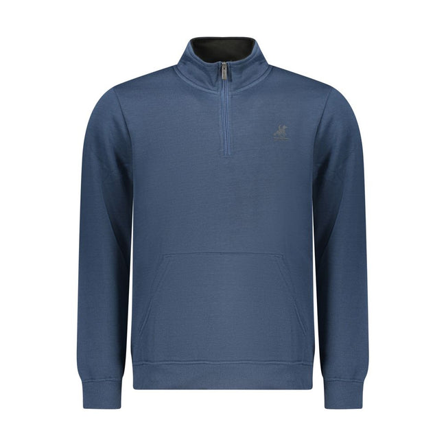 U.S. Grand Polo Blaues Herren-Sweatshirt aus Polyester