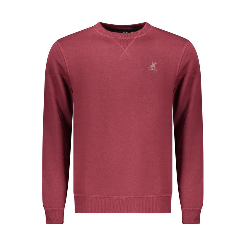 U.S. Grand Polo Rotes Polyester-Sweatshirt für Herren