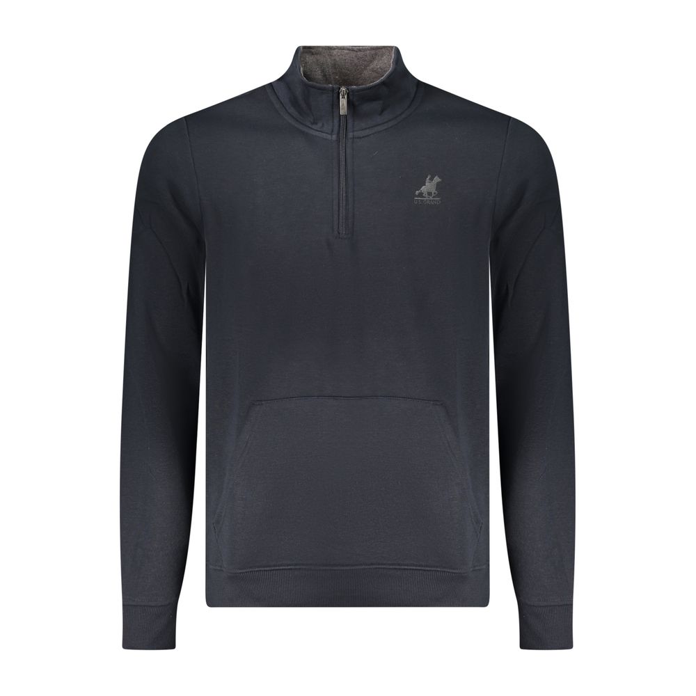 U.S. Grand Polo Blauer Herren-Sweatshirt aus Polyester