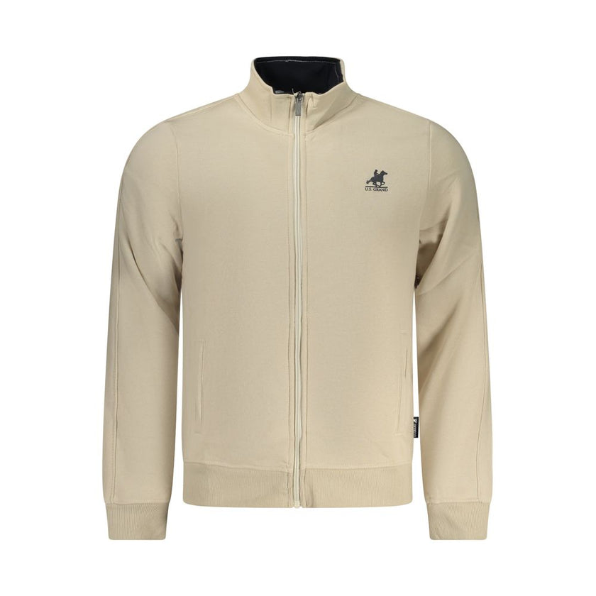 U.S. Grand Polo Beige Baumwoll-Sweatshirt für Herren