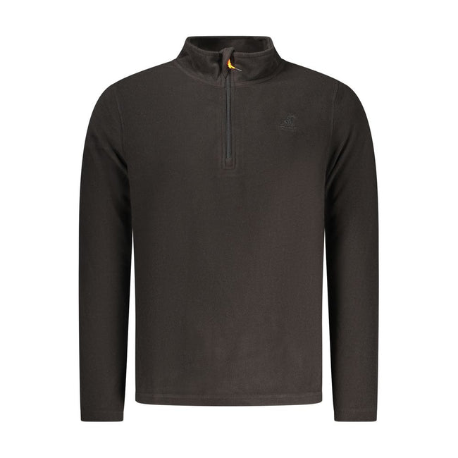 U.S. Grand Polo Schwarzes Herren-Sweatshirt aus Polyester