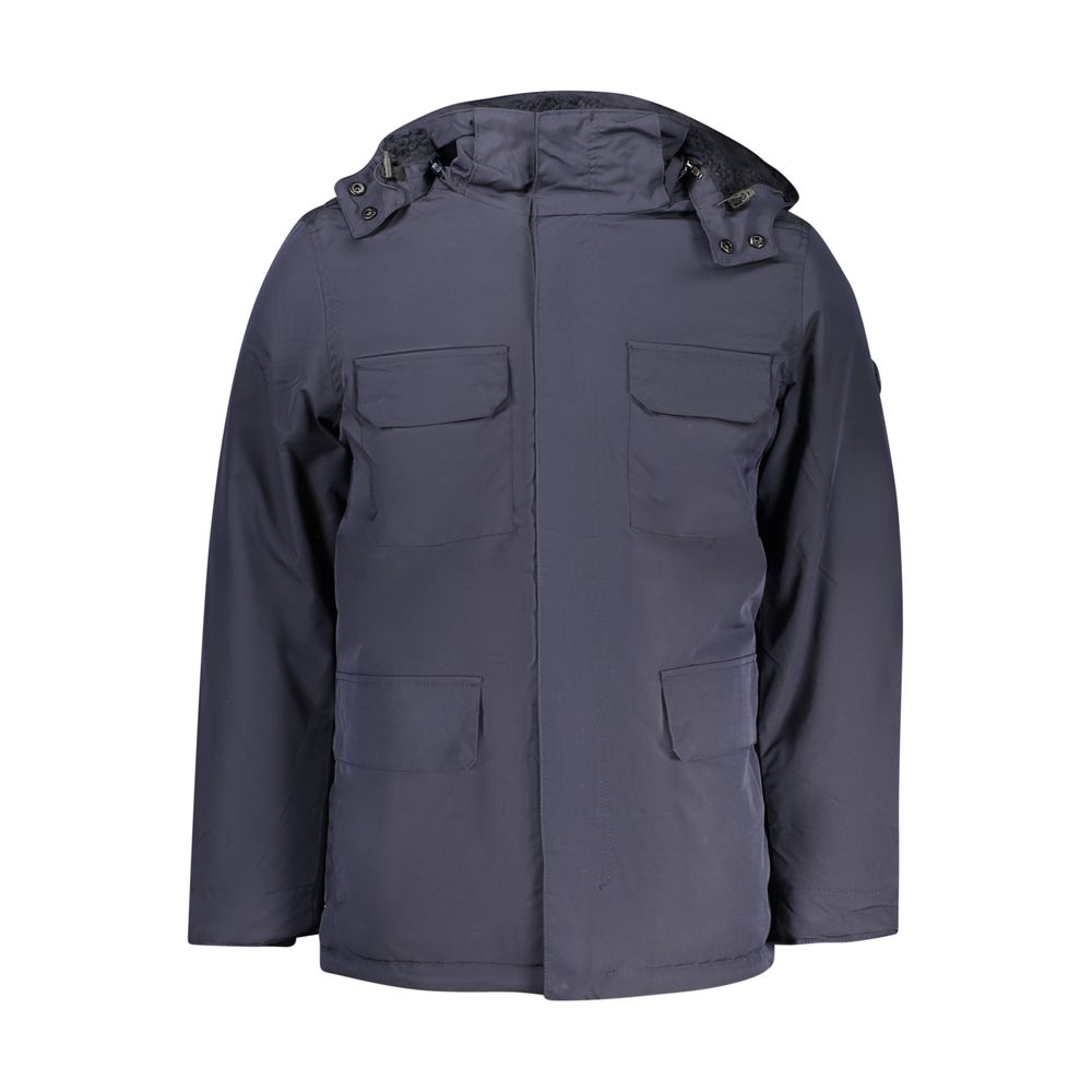 U.S. Grand Polo Blauer Herren-Parka aus Polyester
