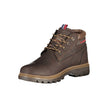 U.S. Grand Polo Braune Ankle Boots aus Polyester
