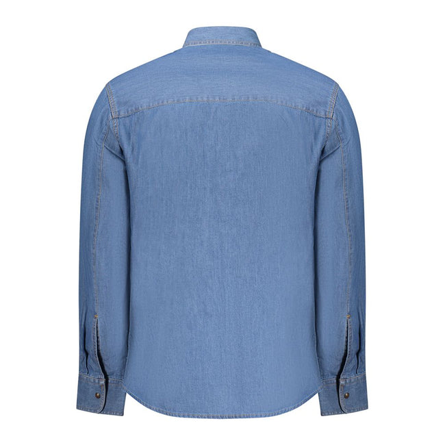 U.S. Grand Polo Blaues Denim-Hemd