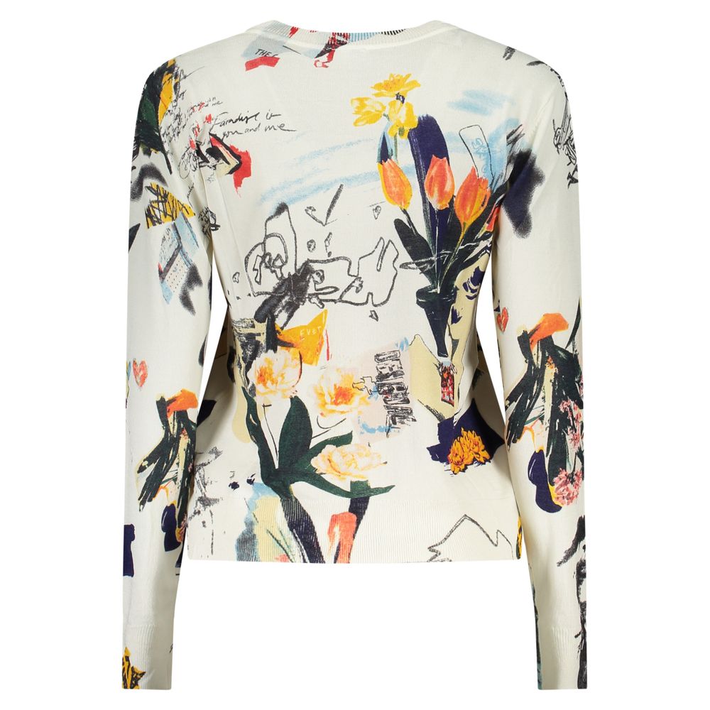 Desigual Women's White Viscose T-Shirt
