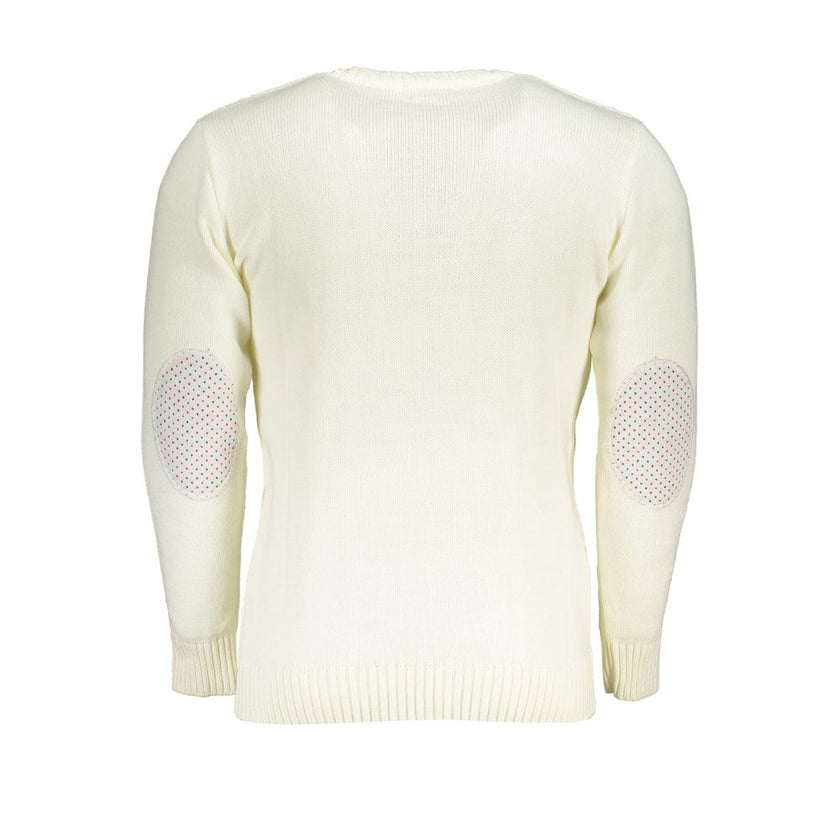 U.S. Grand Polo Bianco Herren-Pullover aus Acryl