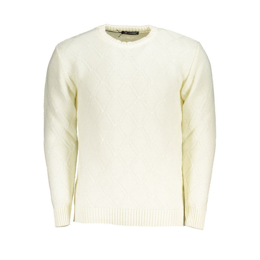 U.S. Grand Polo Bianco Herren-Pullover aus Acryl