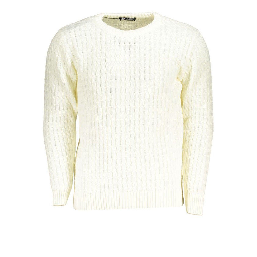 U.S. Grand Polo Bianco Herren-Pullover aus Acryl