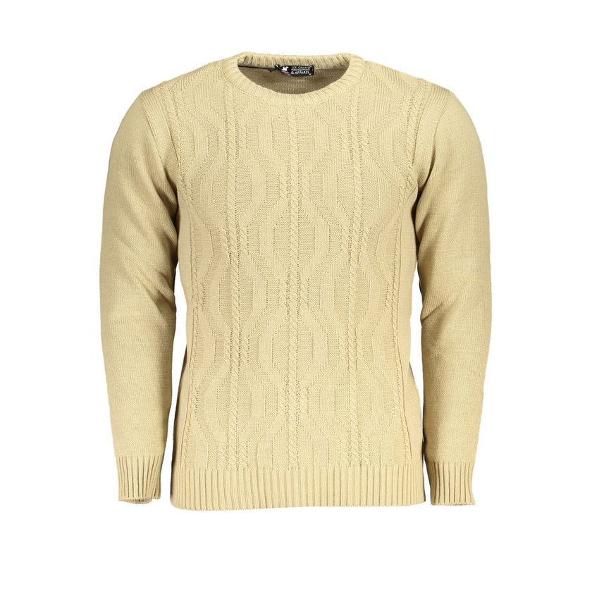 U.S. Grand Polo Beiger Pullover aus Acryl für Herren