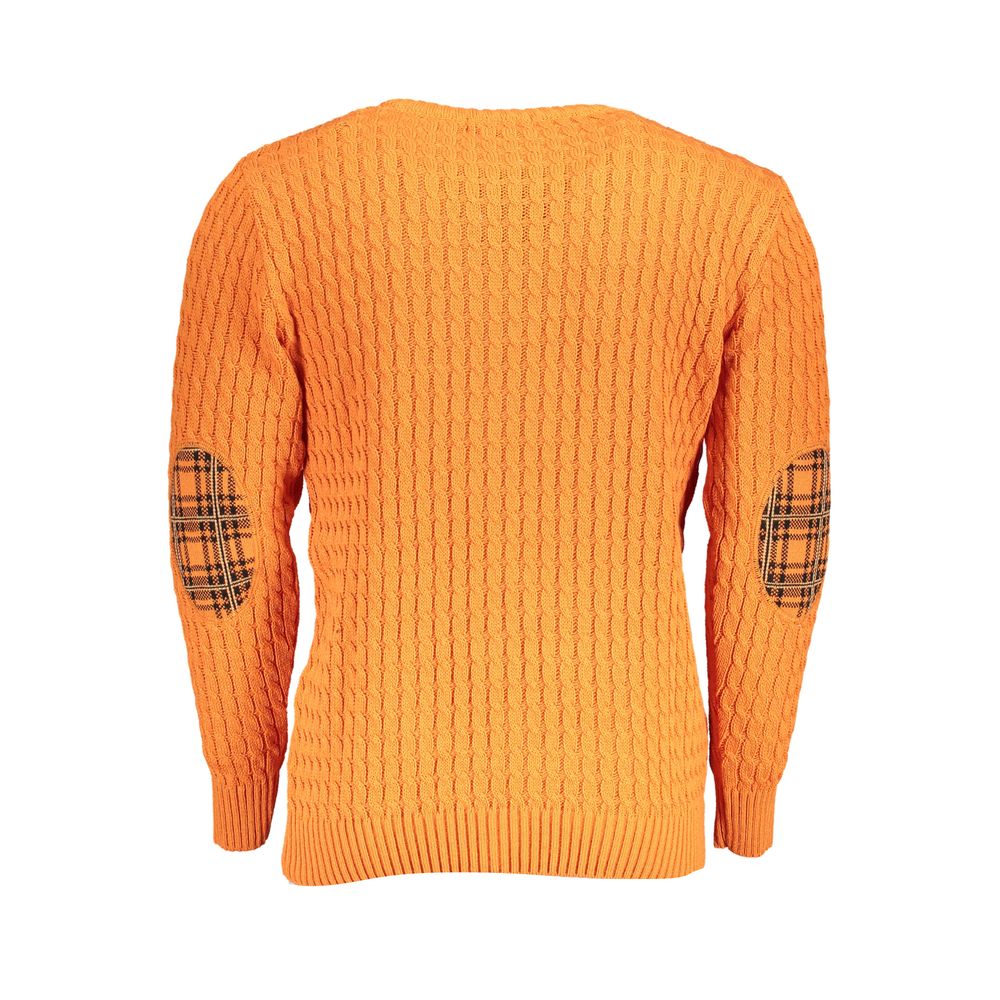 U.S. Grand Polo Orange Fabric Sweatshirt