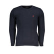 U.S. Grand Polo Blauer Marabou-Pullover