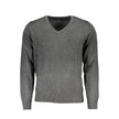U.S. Grand Polo Grauer Pullover aus Nylon