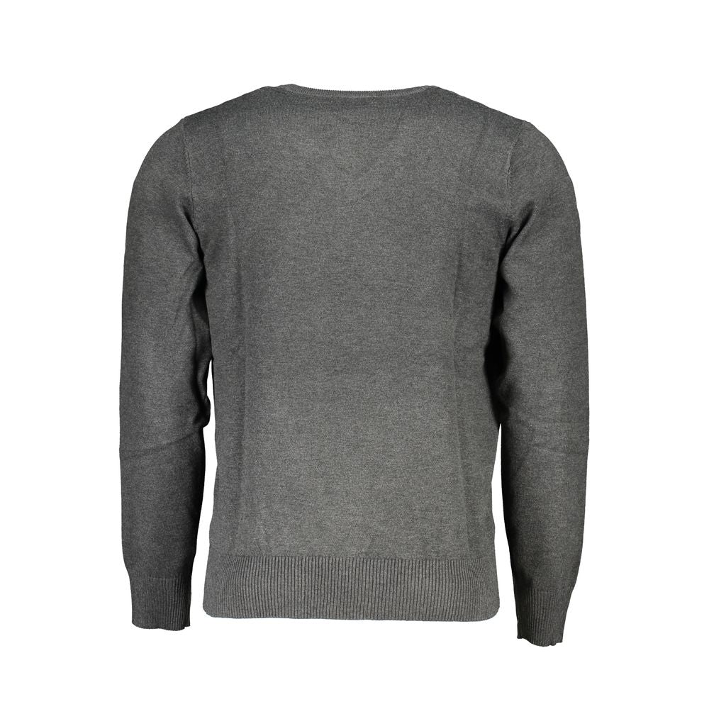 U.S. Grand Polo Grauer Pullover aus Nylon