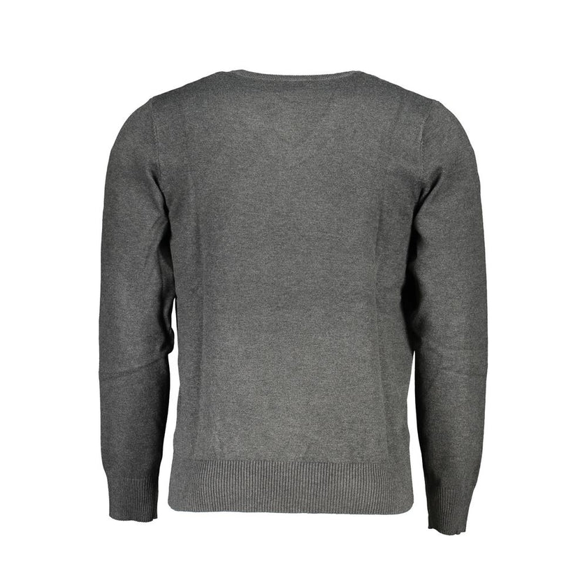 U.S. Grand Polo Grauer Pullover aus Nylon