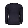 U.S. Grand Polo Blaues Sweatshirt aus Nylon