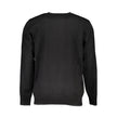 U.S. Grand Polo Schwarzer Nylon-Sweatshirt