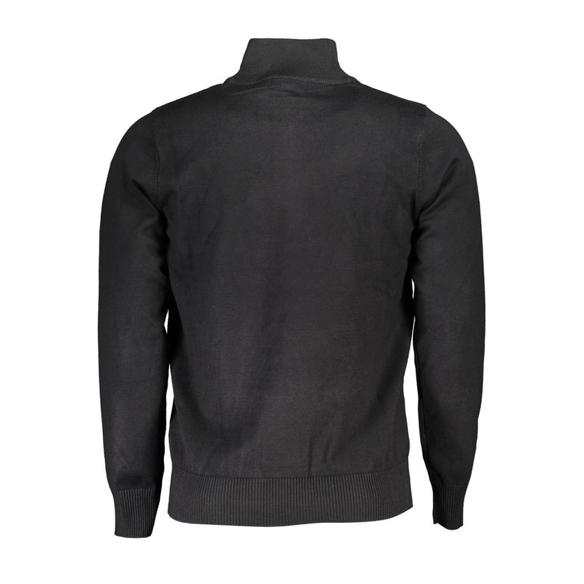 U.S. Grand Polo Schwarzer Nylon-Sweatshirt
