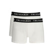 Trussardi Weiße Herren-Boxershorts aus Baumwolle