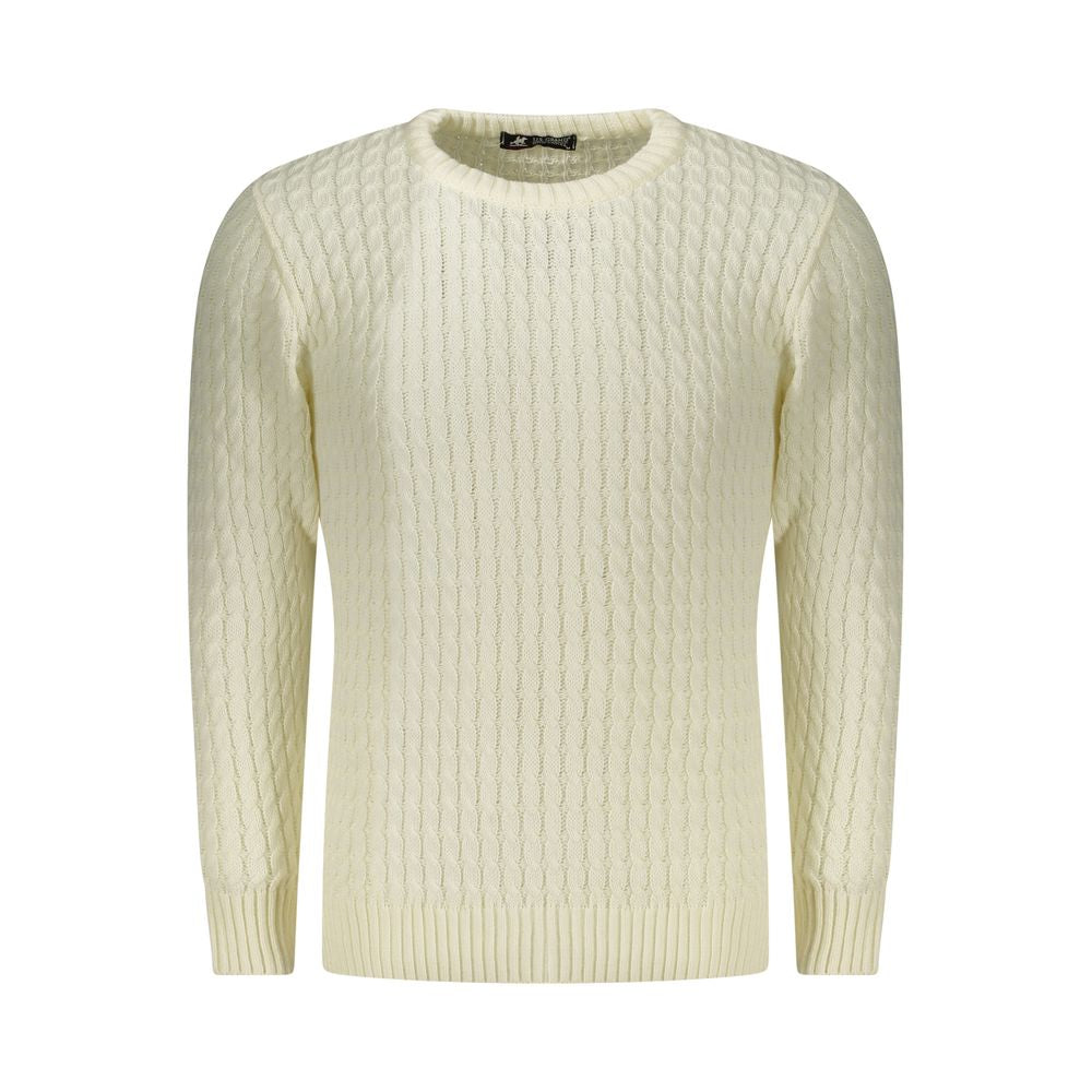 U.S. Grand Polo Bianco Herren-Pullover aus Acryl