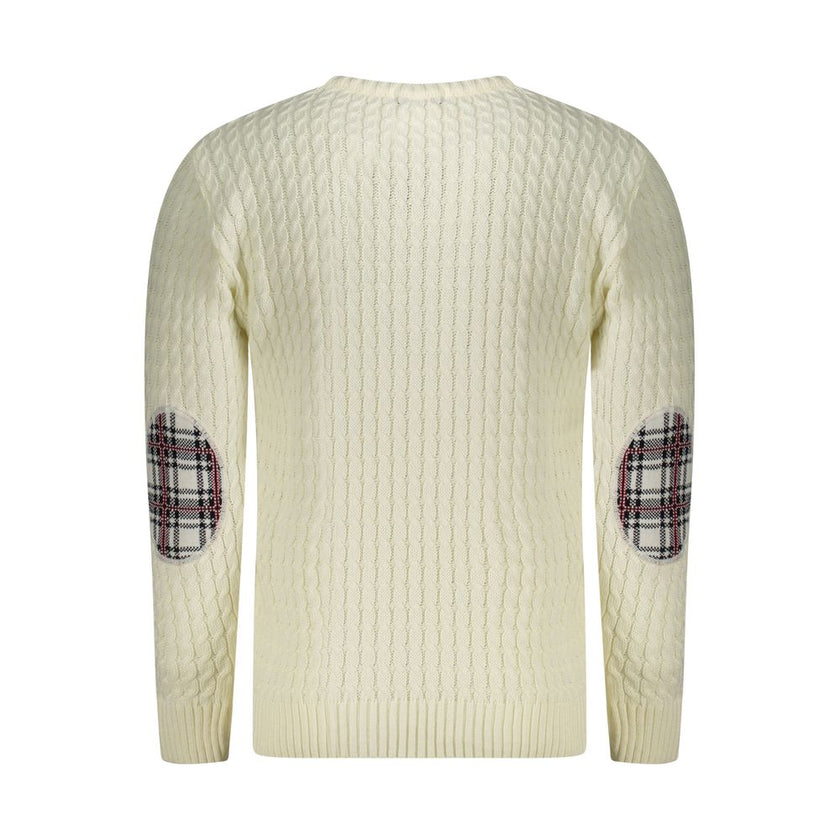 U.S. Grand Polo Bianco Herren-Pullover aus Acryl