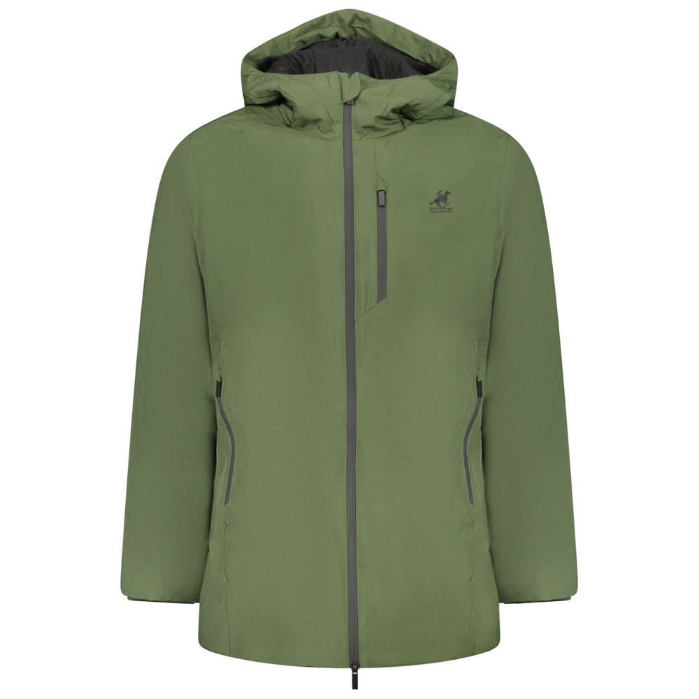 U.S. Grand Polo Herrenjacke aus Verde-Polyester