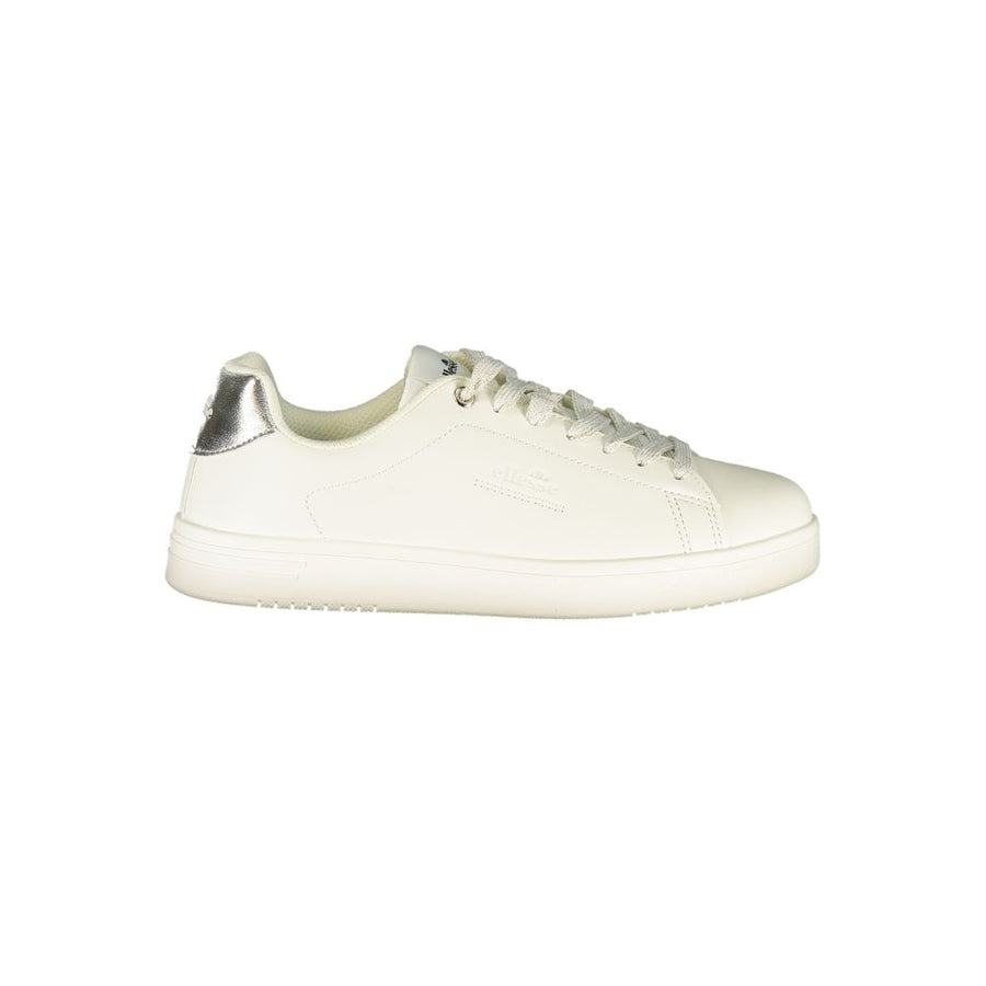Ellesse White Polyester Athletic Style Sneakers